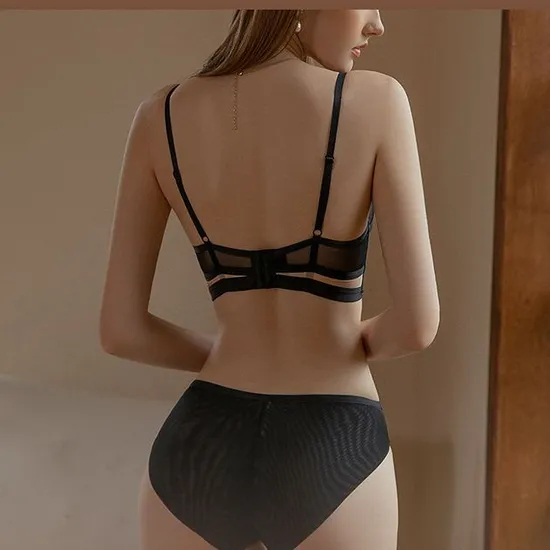 High Quality Women's Underwear Push up Bra and Panties Set Thick Cup Lingerie