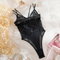 Wholesale See-Through Mesh Underwear for Woman Sexy Solid Color One-Piece Lingerie