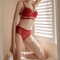 New Style French Gathered Embroidery Lace Trim Sexy Breathable Ultra-Thin for Women Soft Sexy Bra Set Underwear Lingerie