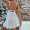 Wholesale Seductive Woman Bra Set Sexy Suspender Mesh See-Through Hollow out Lingerie
