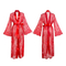 Wholesale Mesh Long Transparent Lace Sleepwear Pajamas Sexy Luxury Women Bath Robe