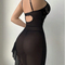 Sexy Ultral-Thin See-Through Mesh Woman Bra Set Wholesale V-Neck Embroidered Lace Lingerie