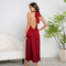 Wholesale Hanging Neck Backless Women's Nightwear Sexy Solid Color Satin Sleepwear