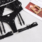 Sexy Luxury Perspective Mesh Underwear Set Wholesale Embroidered Woman's Lingerie