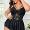 Sexy Elegant See-Through Woman Bra Set New Solid Color Embroidery Lace Lingerie