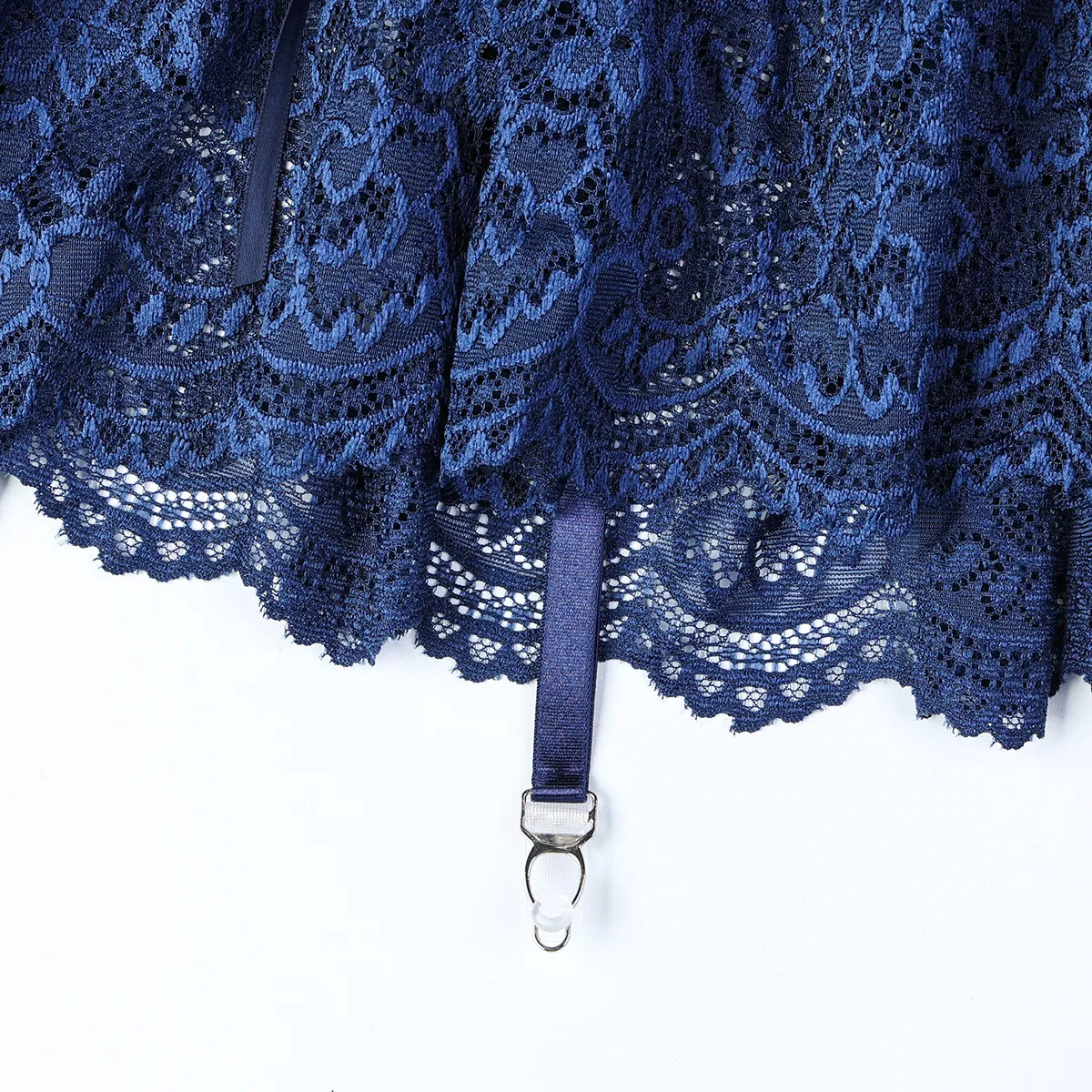 Sexy Embroidery Lace Hollow out Strap Cross Bra Set Wholesale Erotic Skirt Woman Lingerie