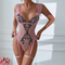 Wholesale Embroidered Underwear Set for Woman Sexy See-Through Mesh Women's Lingerie