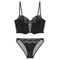 Wholesale New Style Rose Fishbone for Women Bra Set Sexy Underwear Lingerie