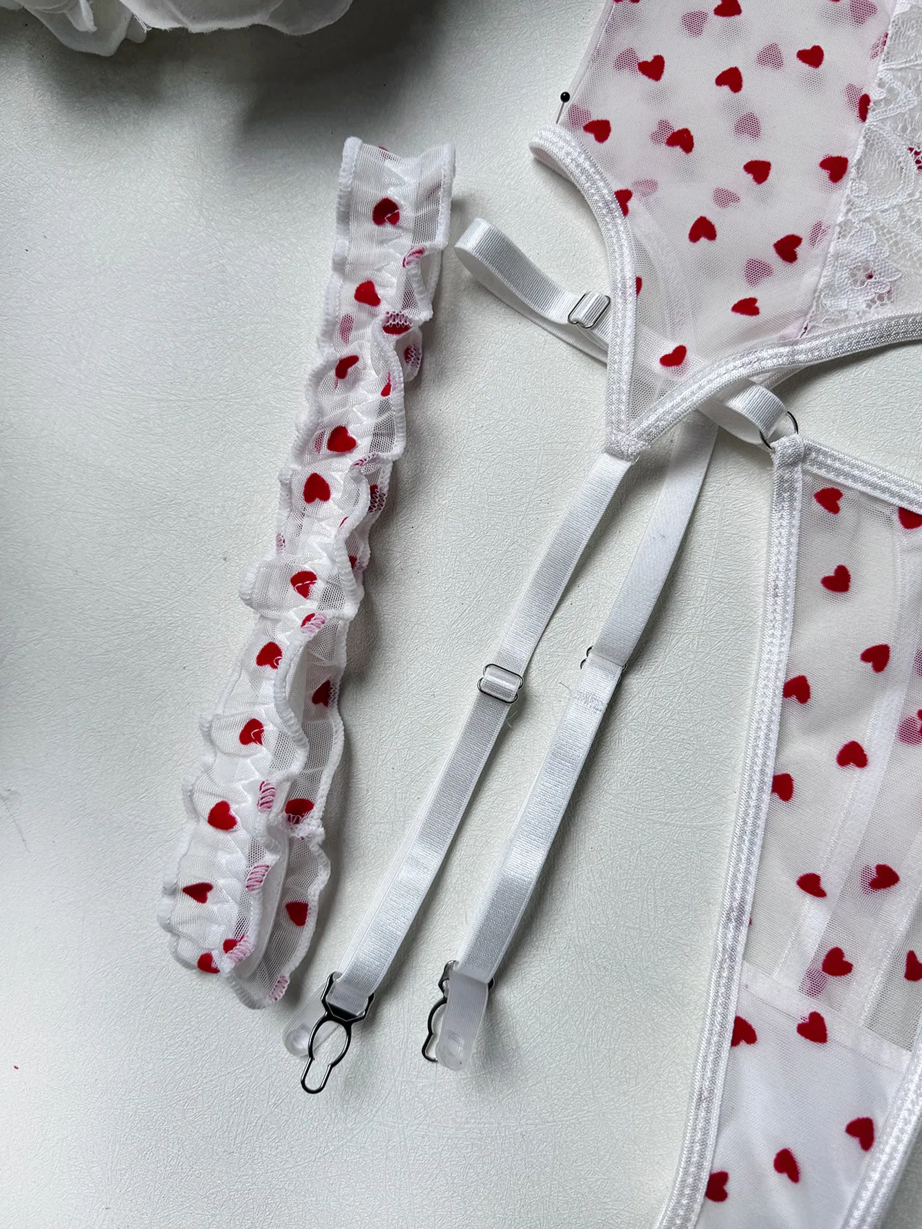 Wholesale Transparent Mesh Underwear Set for Woman Sexy Ultral-Thin Embroidery Lace Lingerie
