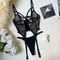 New Design See Through Fishing Net Lingerie Set Sexy One-Piece Hollow out Bodysuit