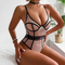 New Style Exotic See-Through Mesh Bodysuit for Woman Hot Tight One Piece Lingerie