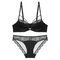 Wholesale Transparent Seduction Front Button for Women Soft Bra U-Shaped Breathable Ultra-Thin Set Sexy Underwear Lingerie
