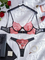 Sexy Luxury See-Through Bra Panty Sets New Fashion Embroidery Eyelash Lace Lingerie