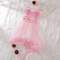 New Sheer Mesh Skirt Underwear Set Sexy Solid Color Women Newest Lingerie