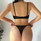 2025 Wholesale See-Through Lace-up Romantic Anti-Sagging Breathable Women Soft Bra Ultra-Thin Set Sexy Underwear Lingerie