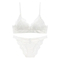 New Wholesale Seduction Triangular Cup Lace for Women Bra Breathable Ultra-Thin Sexy Underwear Set Lingerie