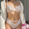 Wholesale Sexy Lace Underwear Erotic Set Women Transparent Mesh Mature Lingerie