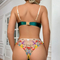Sexy Transparent Mesh Embroidery Underwear and Panty Set Hot Temptation Woman Lingerie