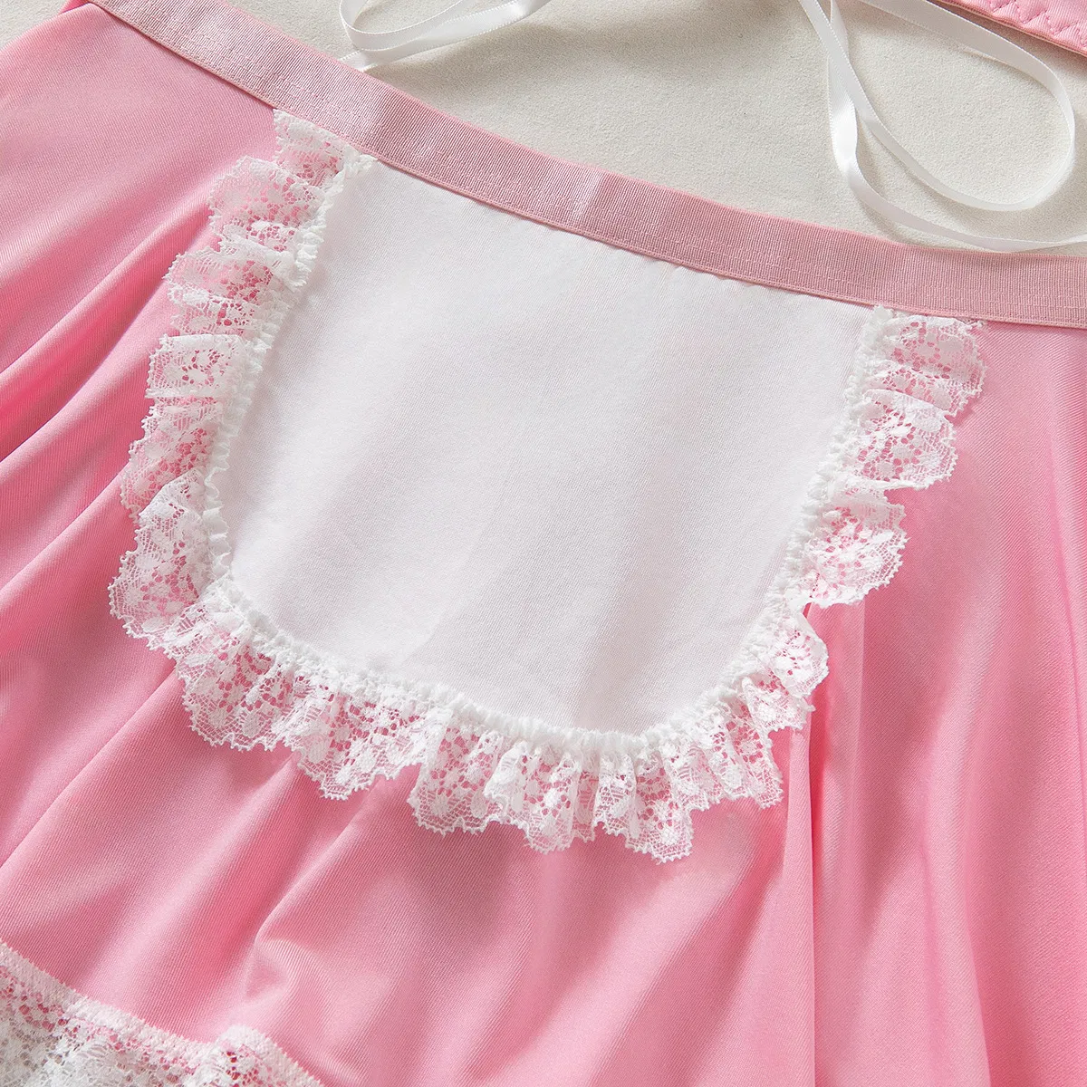Sexy Cross Strap Dress Underwear Set Wholesale Temptation Maid Four Piece Lingerie