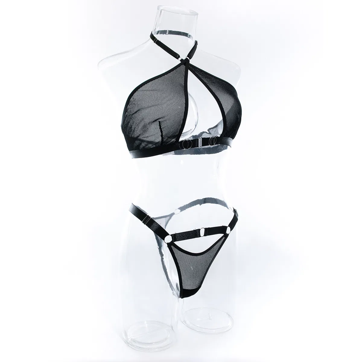 Wholesale Hollow out New Bra Panty Set Sexy Woman Solid Color Woman 2PCS Lingerie