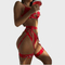 Sexy Underwear New Bra Panty Set Underwear Wholesale Metal Woman's 4PCS Lingerie