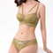 New Style French Transparent Embroidery Lace Trim Breathable Ultra-Thin for Women Soft Bra Underwear Sexy Lingerie Set