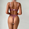 New Design Ultra-Thin Floral Embroidery Underwear Set Sexy Woman 2 Piece Lingerie