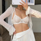 Wholesale Underwear French Lace Ultra-Thin Transparent Romantic for Women Soft Sexy Bra Set Lingerie