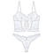 2025 Fishbone Corset Hollow out See-Through Lace Breathable Ultra-Thin Romantic for Women Soft Bra Sexy Set Underwear Lingerie