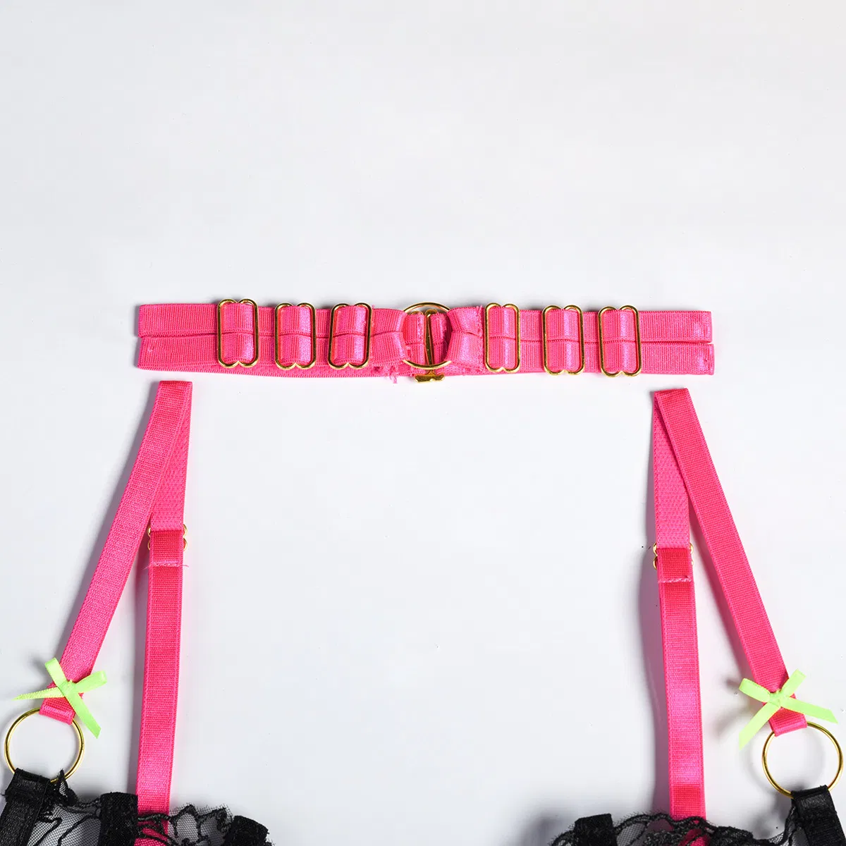 Wholesale See-Through Underwear Set for Woman Sexy Erotic Garter Belt Lingerie