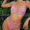 Sexy Underwear Wholesale Embroidery Lace French Ultra-Thin Romantic for Women Soft Bra Set Lingerie