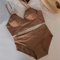 Wholesale French Solid Color Soft Breathable Backless Ultra-Thin for Women Halter Neck Bra Underwear Set Lingerie