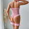 Sexy Breathable Transparent Mesh Underwear Set Wholesale Embroidery Lace Woman Lingerie