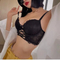 Wholesale Embroidery Lace Seduction for Women Deep V Gathered Breathable Ultra-Thin Set Sexy Bra Underwear Lingerie