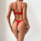 Wholesale Solid Color Underwear Set for Woman Sexy Mesh Ultra-Thin Lingerie