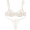 2025 Hot Sell New Style Erotic Embroidery Lace Trim Sexy Breathable Soft Bra Set Underwear Lingerie