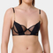 French Smooth See-Through Mesh Gathering Breathable for Women Soft Bra Breathable Ultra-Thin Thongs Set Sexy Underwear Lingerie