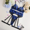 Wholesale Flower Embroidery Lace Woman Underwear Set Sexy Transparent Ultral-Thin Lingerie