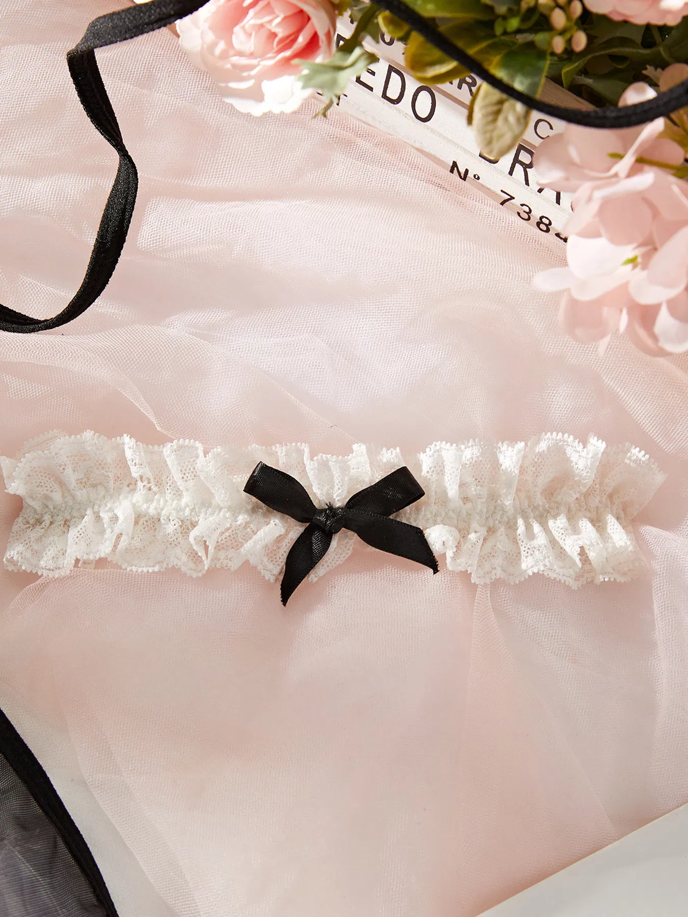 Sexy Sheer Mesh Newest Underwear Set Hot Maid Dress Woman Lingerie
