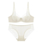 2025 Wholesale Hot Sell Woman Ultra-Thin Embroidery Lace Trim Sexy Breathable Soft Bra Set Underwear Sexy Lingerie