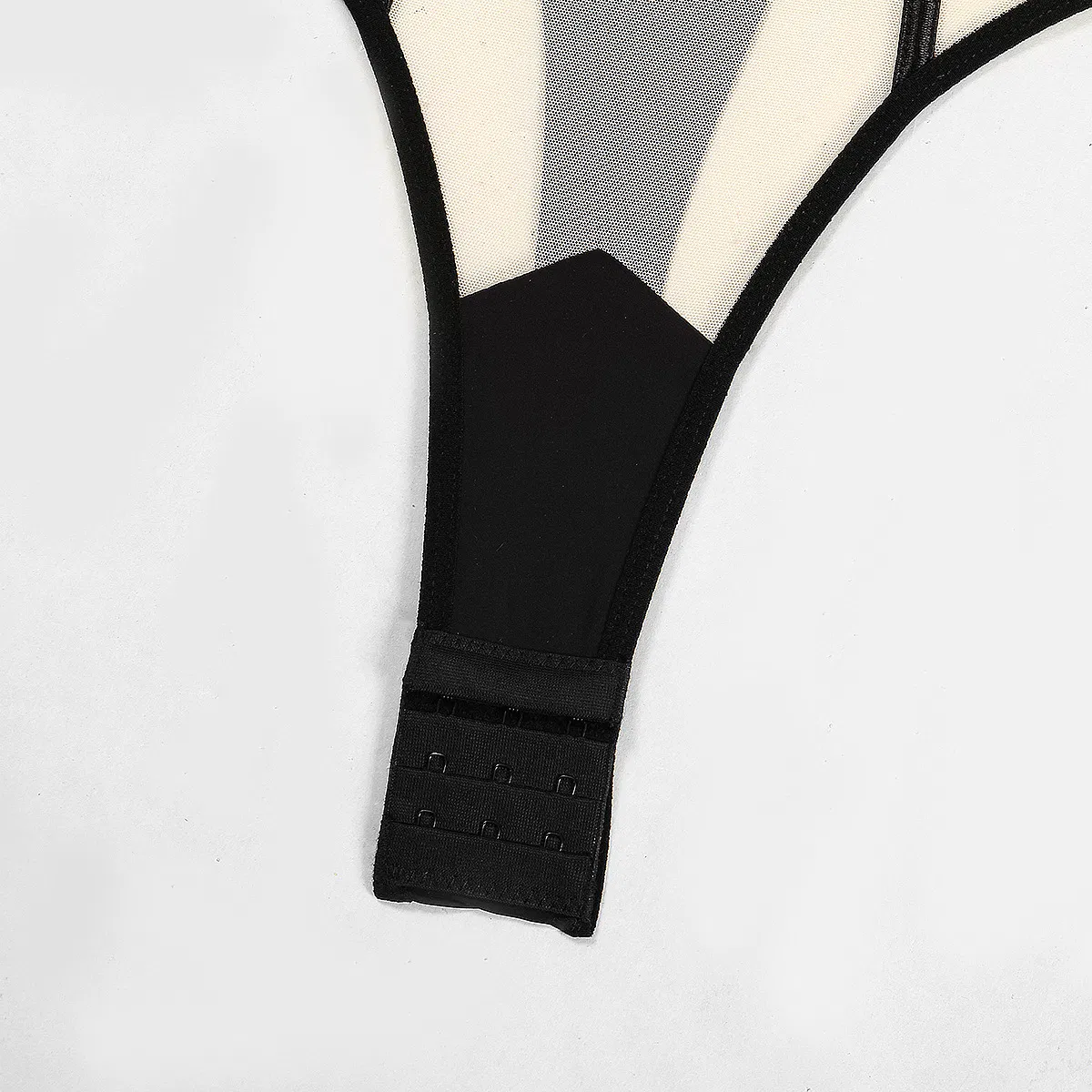 New Style Exotic See-Through Mesh Bodysuit for Woman Hot Tight One Piece Lingerie