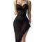 Sexy Ultral-Thin See-Through Mesh Woman Bra Set Wholesale V-Neck Embroidered Lace Lingerie