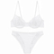 Wholesale French Style Sponge-Free Sexy Lace Breathable Backless Ultra-Thin for Women Bra Set Underwear Lingerie