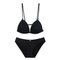 Wholesale French New Style Front Buttons Ultra-Thin Bra Set Sexy Underwaer Lingerie