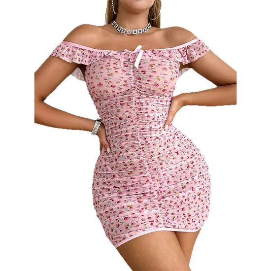 Sexy High Quality Floral Print Ultral-Thin Bra Set New Elastic See-Through Women Lingerie