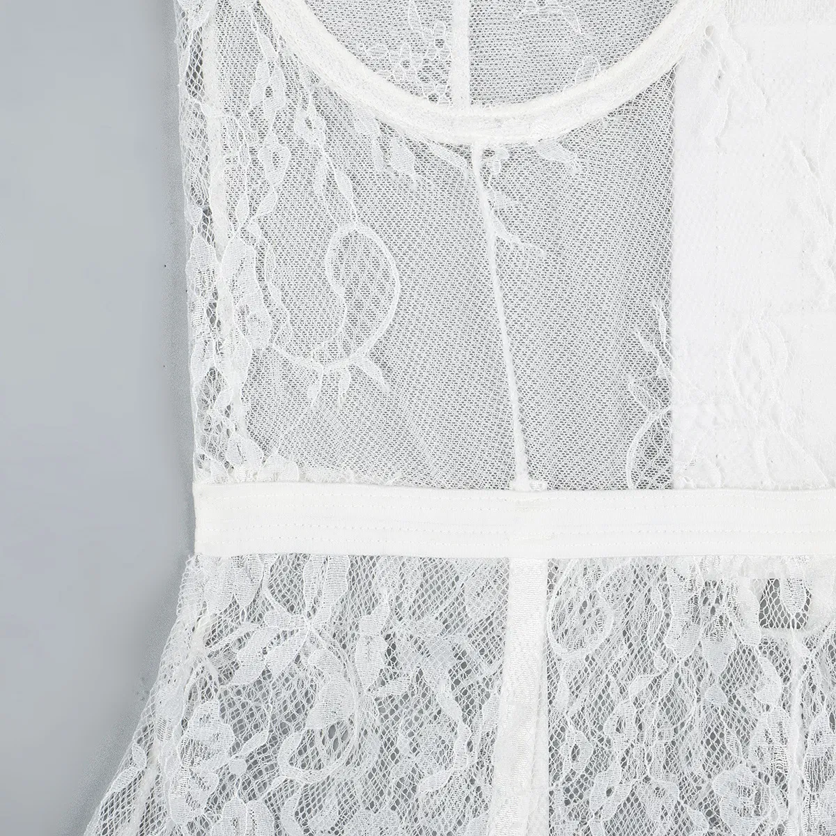 Wholesale See Through Eyelash Lace Underwear Set Sexy Suspender Skirt Woman Lingerie