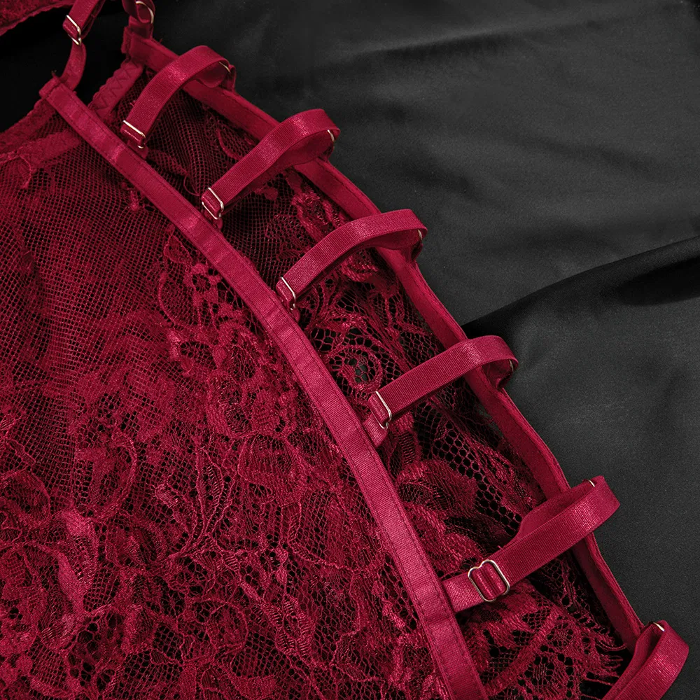 Wholesale Embroidered Underwear Set for Woman Sexy See-Through Hollow out Lingerie