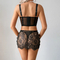 Wholesale Embroidered Underwear Set for Woman Sexy See-Through Hollow out Lingerie