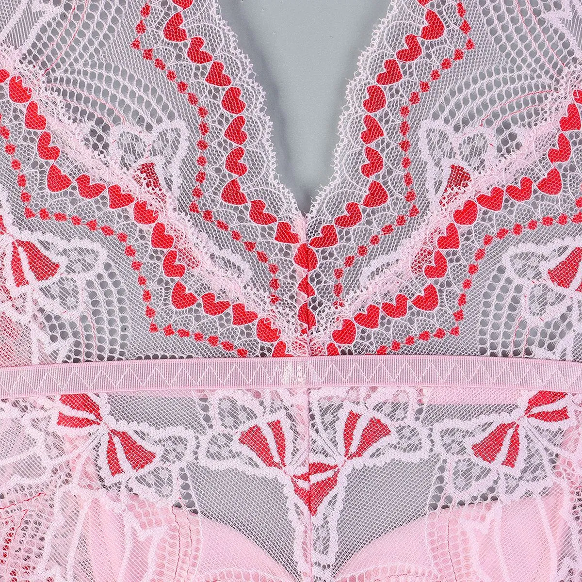 Wholesale Embroidered Underwear Set for Woman Sexy Hollow out See-Through Mesh Lingerie