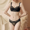 Hot Sell for Women Ultra-Thin Hollowed-out Underwear Transparent Lace Bra Set Sexy Lingerie